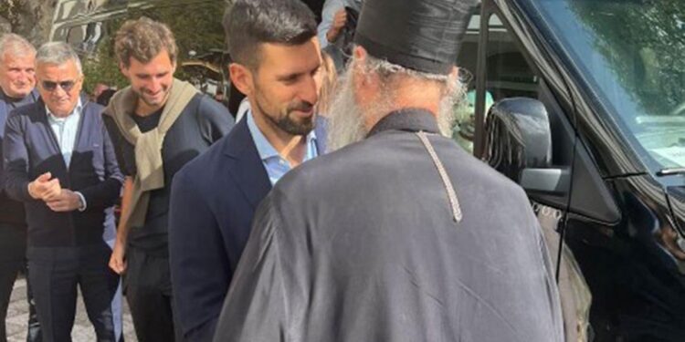 Patrijarh krstio decu Novaka Đokovića na Ostrogu