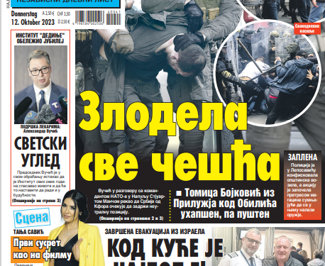 Čitajte u “Vestima”: Zlodela sve češća