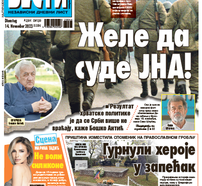 Čitajte u “Vestima”: Sada bi da sude celoj JNA!