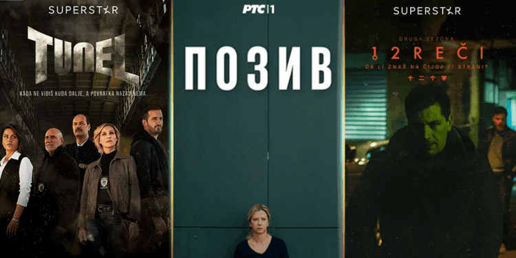 Tri nove domaće hit serije na MTEL TV-u: “Tunel”, “12 reči” i “Poziv”