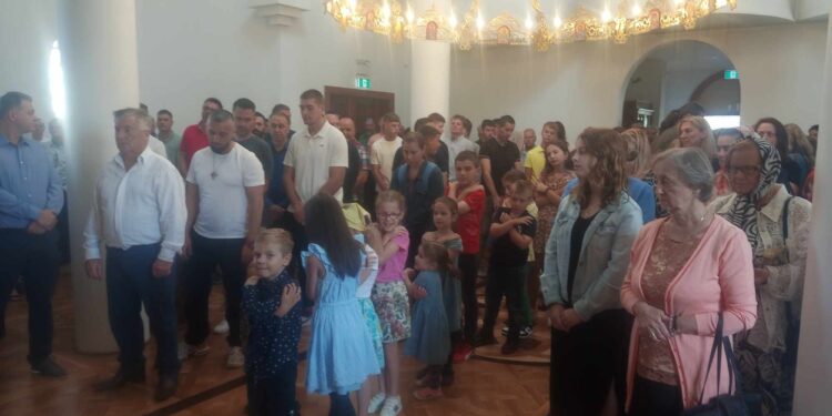 Praznično bogosluženje u Liverpulu