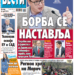 Čitajte u “Vestima”: Bitka nam predstoji