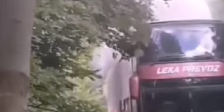 Kod Vrnjačke Banje se zapalio autobus sa decom na ekskurziji, nema povređenih (VIDEO)