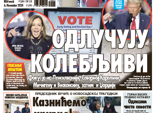 Čitajte u “Vestima”: Kaznićemo krivce