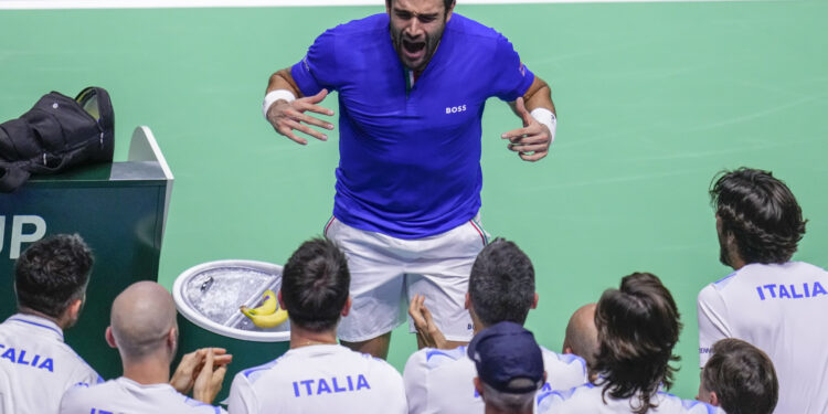 Teniseri Italije drugi finalisti Dejvis kupa