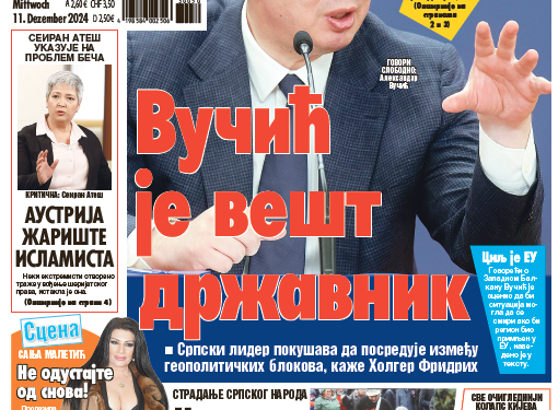 Čitajte u “Vestima”: Vučić je vešt političar