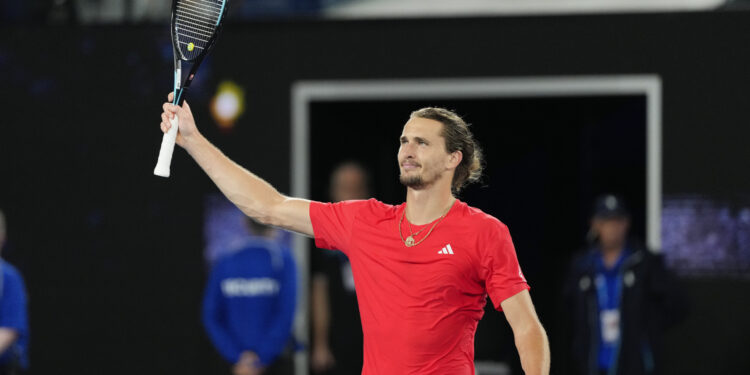 Nemački teniser Aleksandar Zverev u drugom kolu Australijan opena