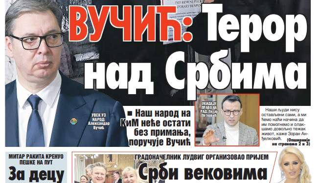 Čitajte u “Vestima”: Teror nad Srbima