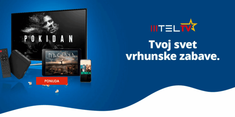 MTEL TV za neverovatnih 7,50 evra mesečno!