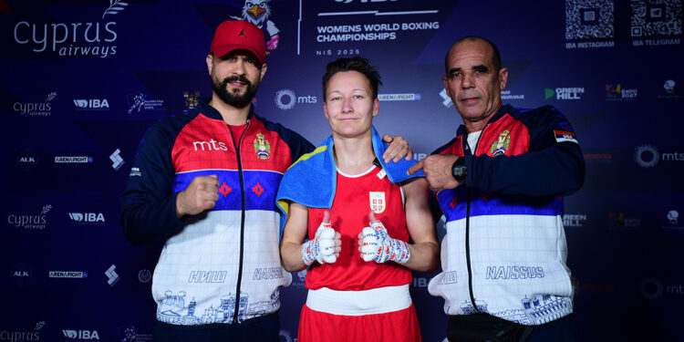 Srpska bokserka Natalija Šadrina u četvrtfinalu Svetskog prvenstva u boksu