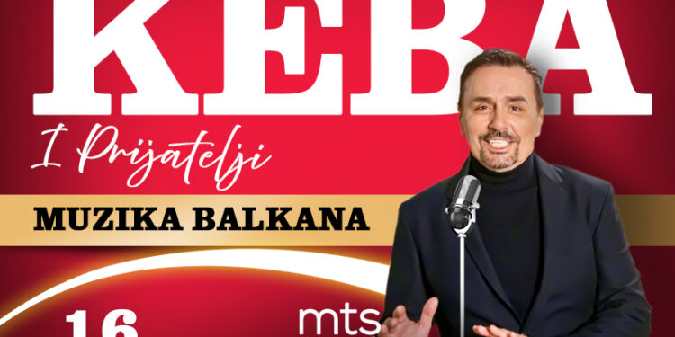 Dragan Kojić Keba i prijatelji 16. oktobra u mts Dvorani