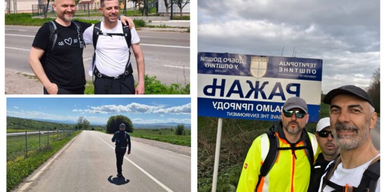 Trojica prijatelja u humanitarnoj misiji “Od srca do Krfa” – pešače 703 km za kupovinu dečjih proteza