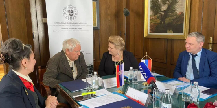 U SANU potpisan memorandum o saradnji srpskih i ruskih istoričara