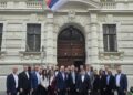 Blagojević i Obradović sa polaznicima Visokih studija bezbednosti