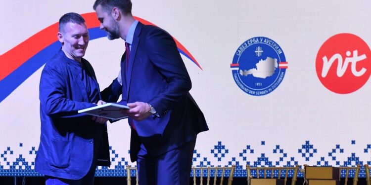 Zahvalnost predsedniku Saveza Srba u Austriji