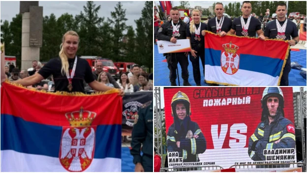 Zlatna Ana: Najbolji vatrogasac na svetu Nišlijka