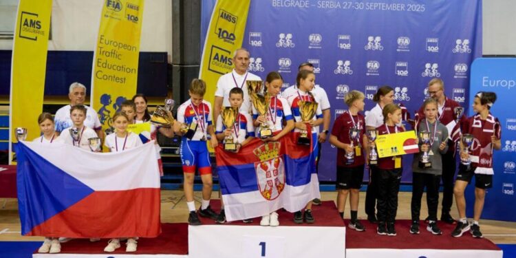 Srpska deca osvojila zlato na Evropskom takmičenju u poznavanju saobraćaja