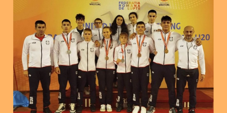 Mladi srpski rvači dominirali Balkanom: Devet medalja za Srbiju u Rumuniji