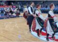 Harmonika i kolo u srcu NBA: Srpski folkloristi zasijali u Vašingtonu