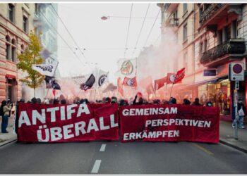 Cirih u plamenu: Antifa napada policiju, a Kran Montanu zaboravili!