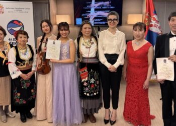 Srpska pesma odjeknula Japanom na koncertu laureata