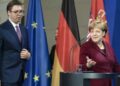 Vučić zamolio Merkelovu da pomogne u ukidanju taksi Prištine