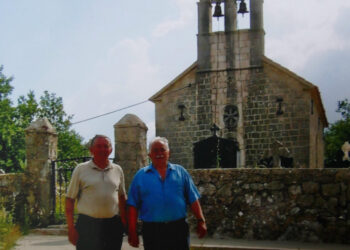 Krivošije nose srpski barjak