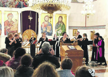 Frankfurt: Čarobne flaute u srpskom hramu