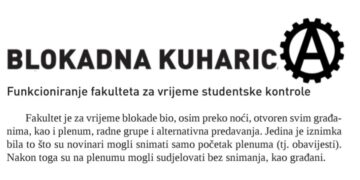 Blokadna kuharica: ,,Direktna demokratija“ u Zagrebu nije radila noću – 5 DEO