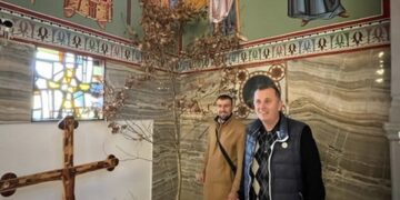 Badnjak osveštan bez paljenja