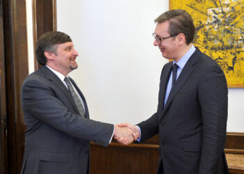 Vučić sa Palmerom: Mi da ulazimo u sukob sa Amerikom nećemo