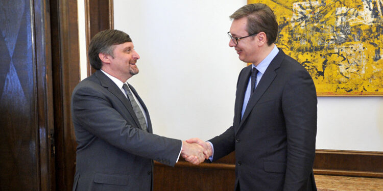 Vučić sa Palmerom: Mi da ulazimo u sukob sa Amerikom nećemo