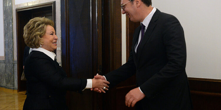 Šta je Vučić obećao Valentini Matvijenko?