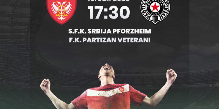 Veterani Partizana gosti SFK Srbija