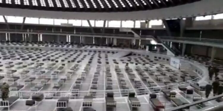 Na Beogradskom sajmu spremni kreveti za zaražene koronavirusom (VIDEO)