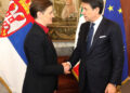 Brnabić sa Konteom na marginama Samita Centralno-evropske inicijative