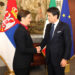 Brnabić sa Konteom na marginama Samita Centralno-evropske inicijative