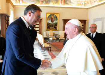 O čemu su razgovarali Vučić i papa Franja?