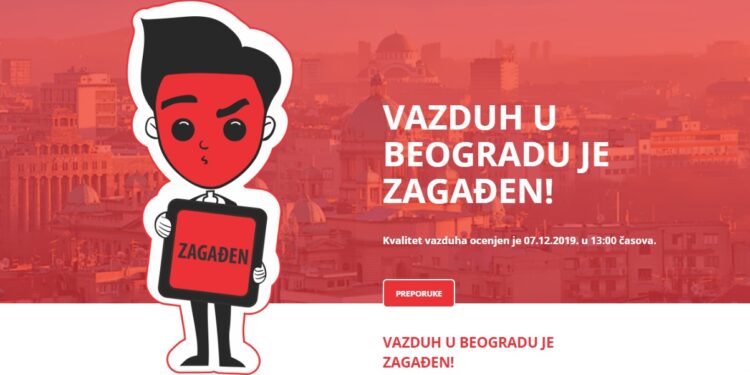 Beograd danas među najzagađenijim prestonicama sveta, alarmantno u još šest gradova
