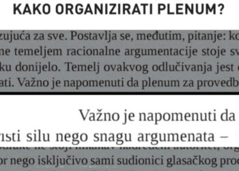 Blokadna kuharica: Plenum sprovodi odluke ne silom, već snagom argumenata – 6 DEO