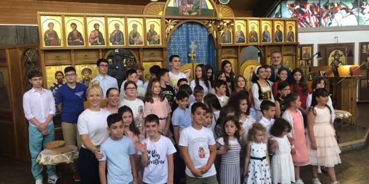 Đaci u Bremenu kazivali stihove u čast Vidovdana