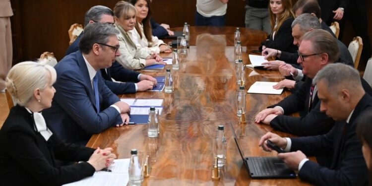 Predsednik Srbije sa potpredsednikom Vlade Ukrajine: Novi koraci ka većoj trgovinskoj razmeni