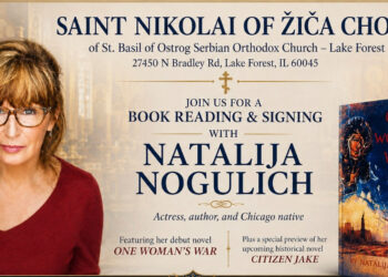 Natalija Nogulić u Čikagu: Književno veče i potpisivanje romana “One Woman’s War”