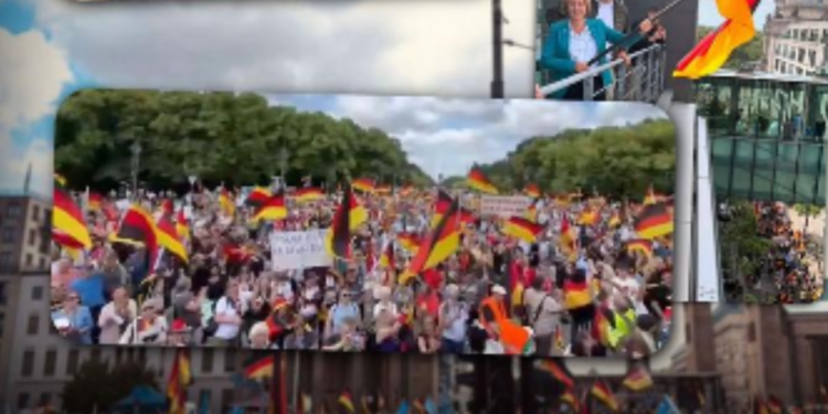 Demonstracije u Berlinu: Učesnici protesta traže ostavku Merca i promenu politike